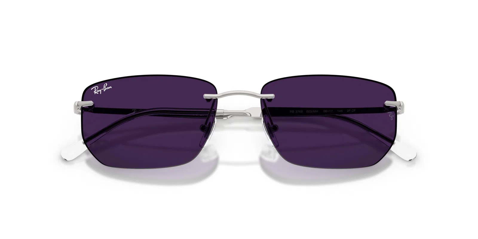 Ray-Ban 3768 Sunglasses - Silver - view 21